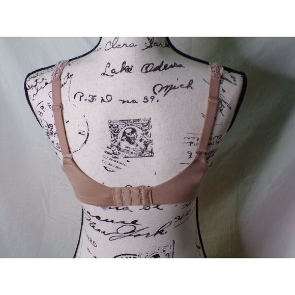 🆕 WACOAL Softly Styled Unpadded Underwire Bra Beige 32DD #855301 - Picture 8 of 9